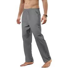 pantalon lino largo de hombre